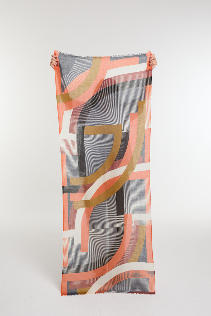 Orange Roux Alchimie Scarf