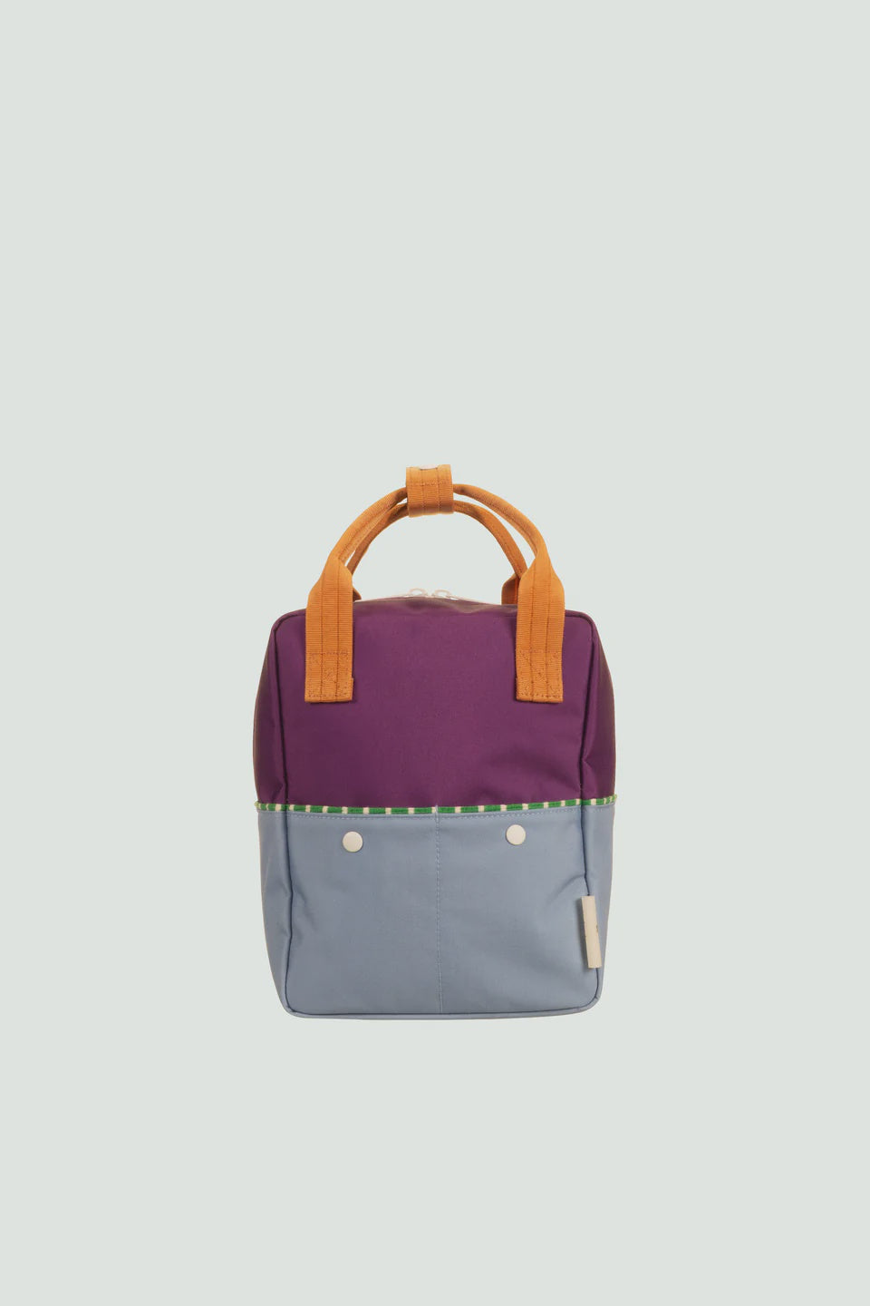 Kids Small Backpack - Purple Tights + Badminton Blue