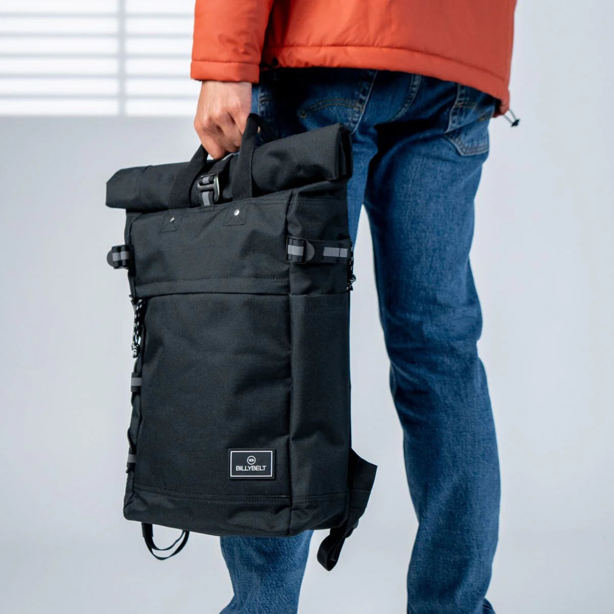 Rolltop Backpack Black