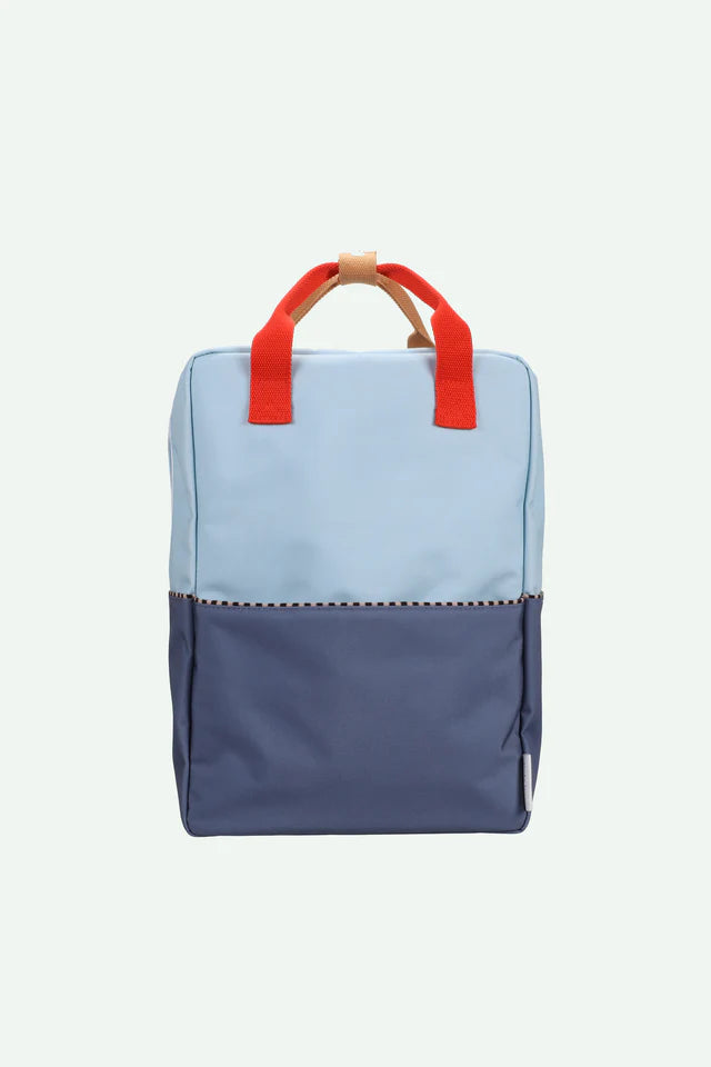 Sticky Lemon Backpack Large - Zissou Blue + Blue Whale