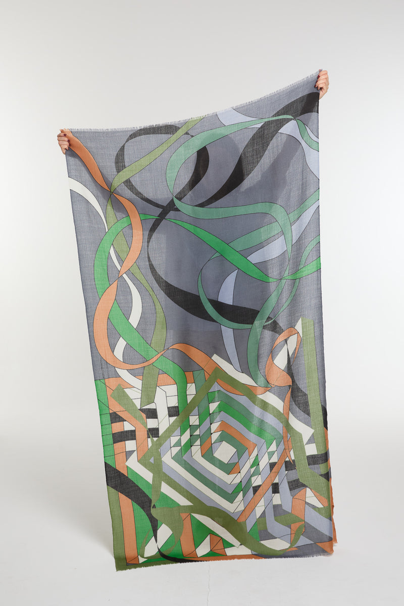 Night Blue Infini Scarf