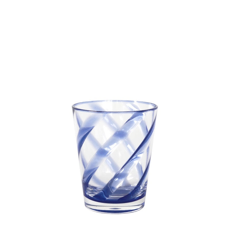 Resin Glass - Blue Swirl