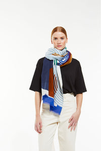 Blue Ruisseau Scarf