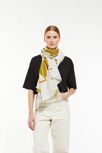 Ocher Soleil Levant Scarf