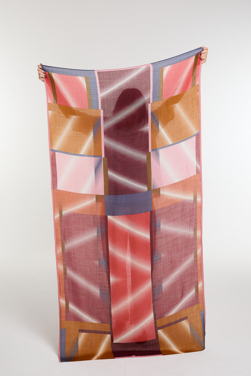 Burgundy Mystique Scarf