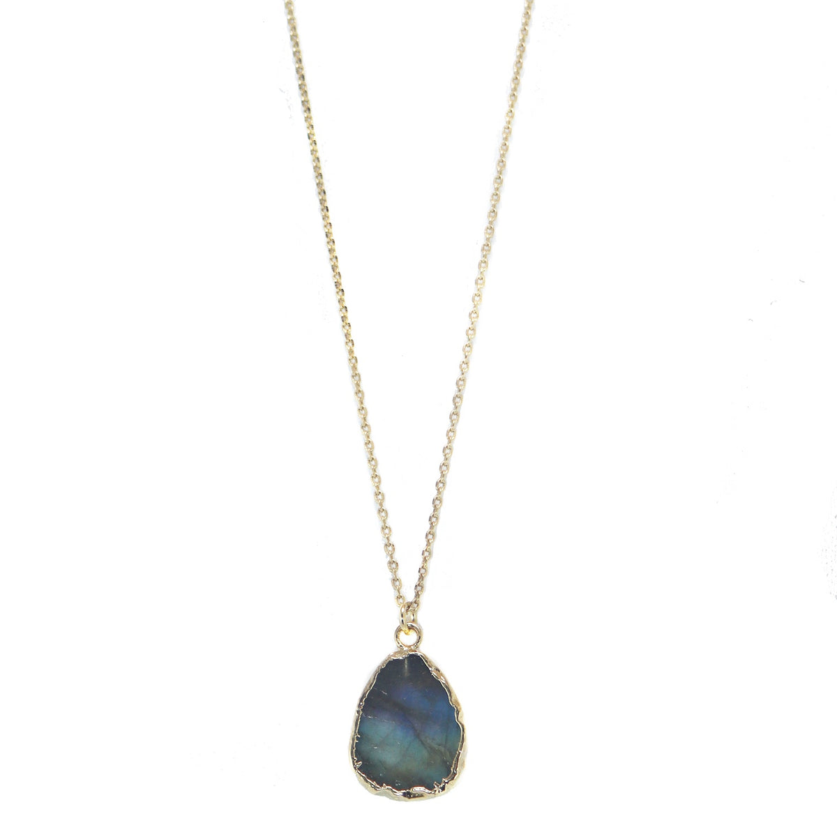 Kara Pendant Labradorite Necklace