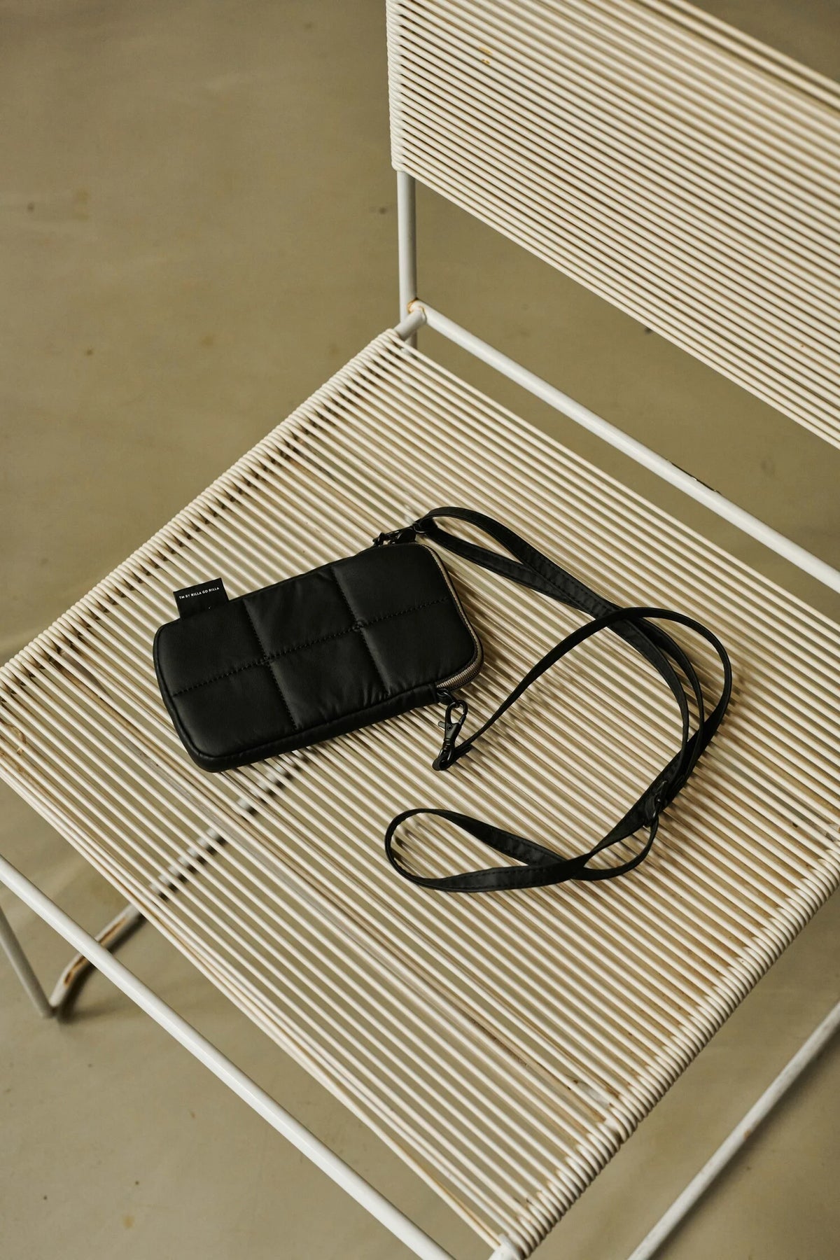 Puffy Phone Pouch Black