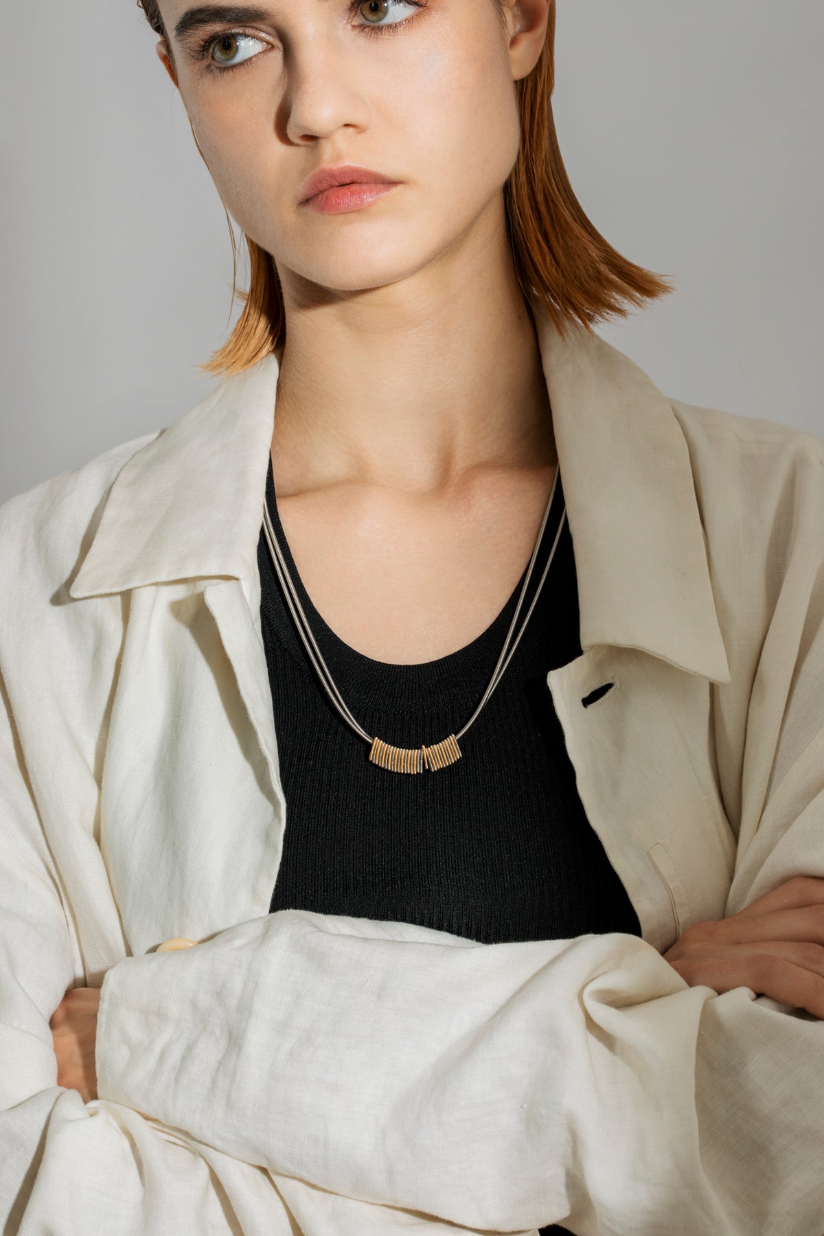 Collier No.2 - Silver + Gold