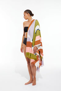 Pastel La Vague Beach Towel