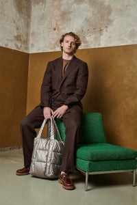 Puffy Shoulder Bag Grey