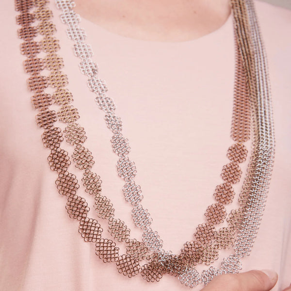 Rosmary Floral Motif Necklace