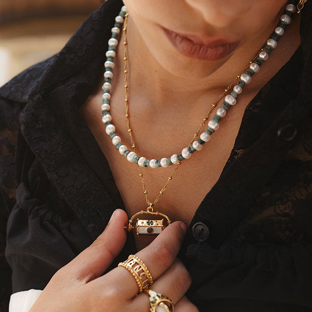 Sacha Talisman Roll Necklace