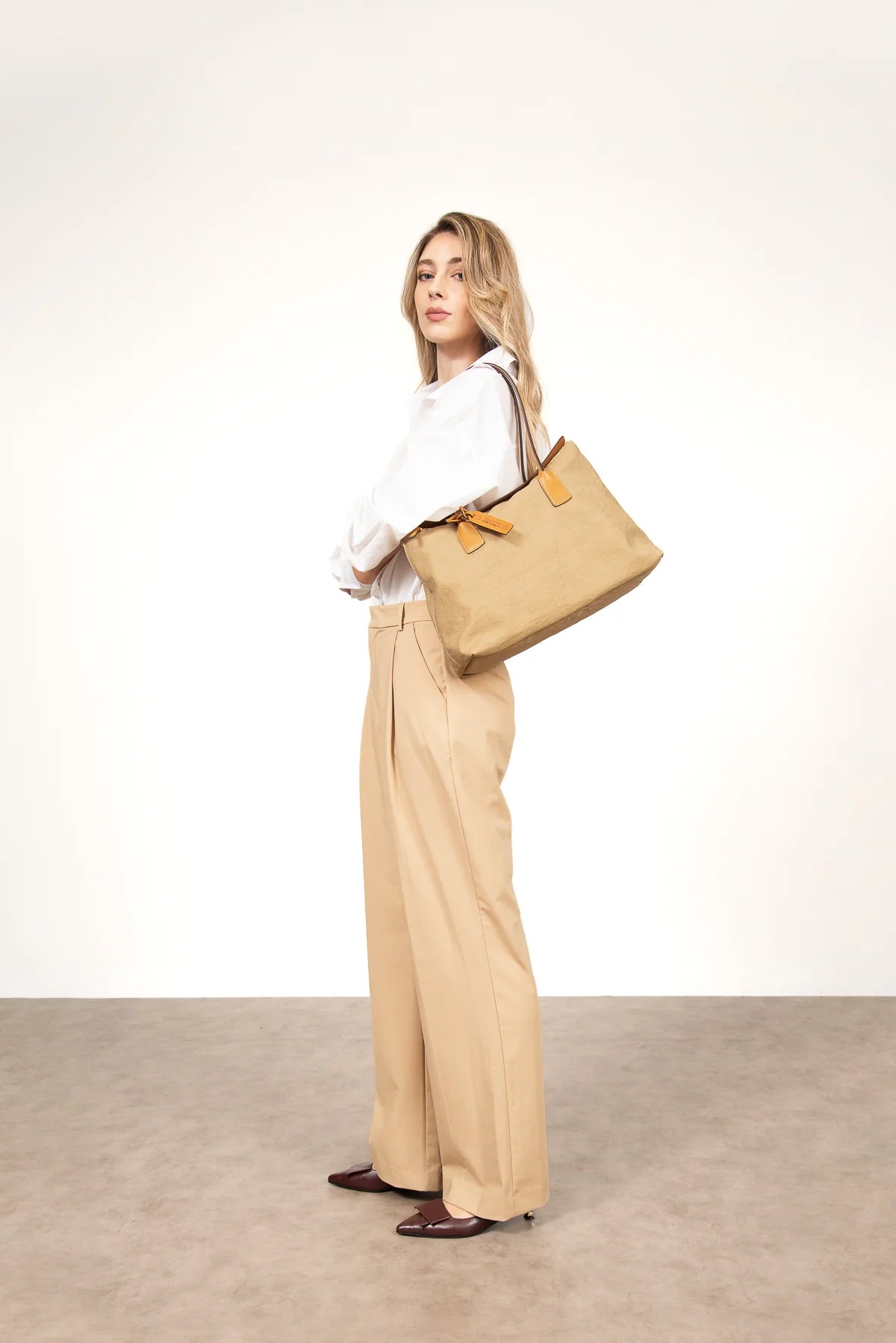 Giulietta 38 Linylen Bag - Toast