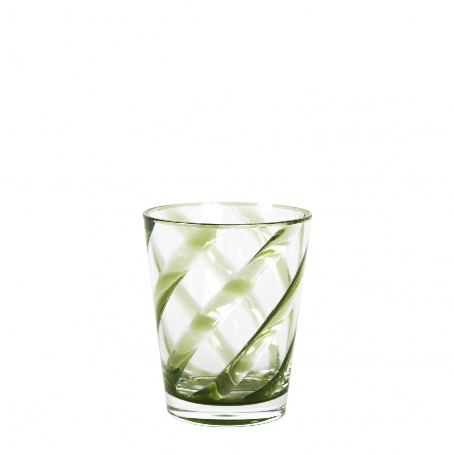 Resin Tumbler - Green Swirl