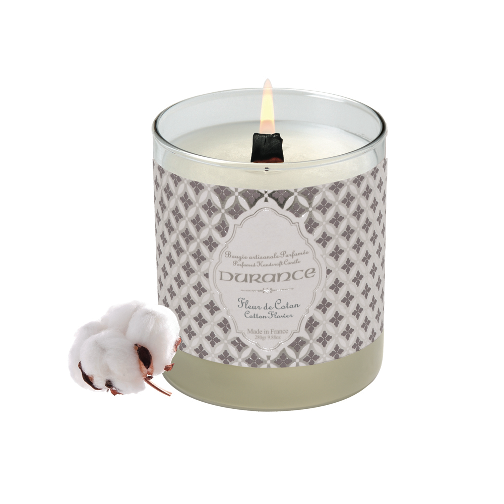 Premium Scented Candle 280g - Cotton Flower