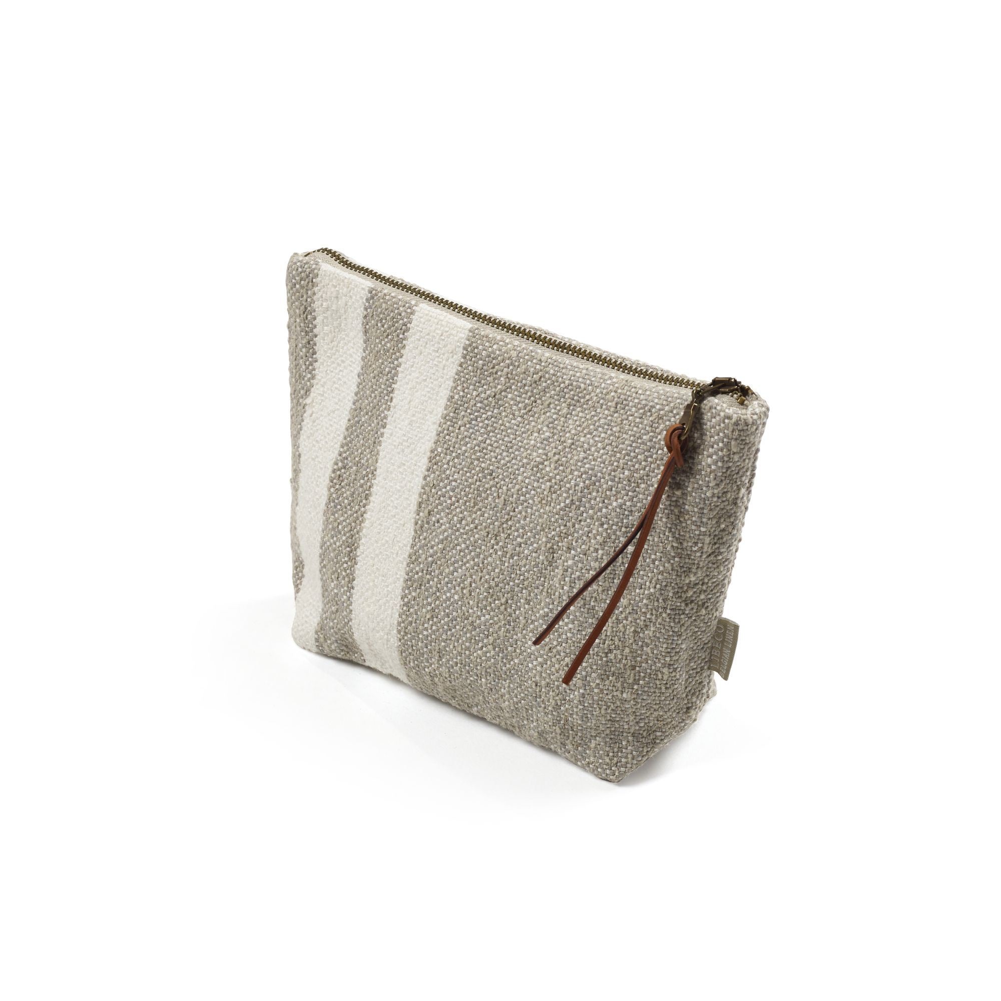 Charlotte Linen Pouch - Multi Stripe