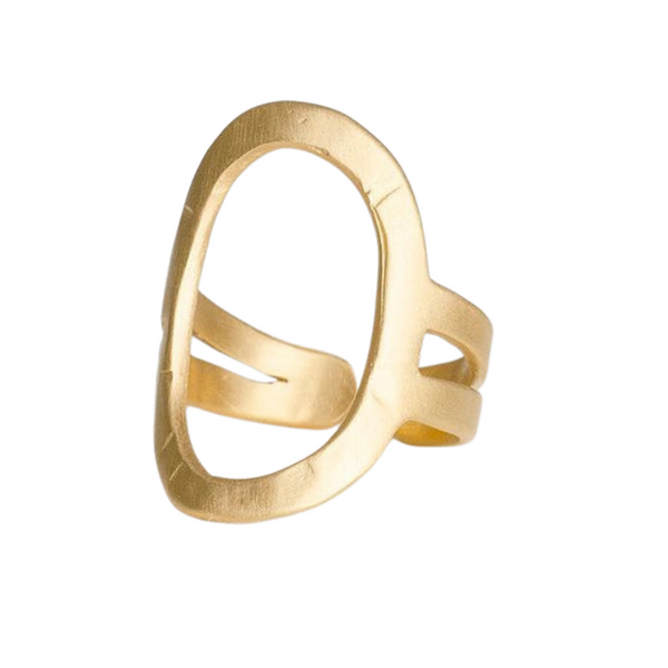 La Cala Oval Ring Gold