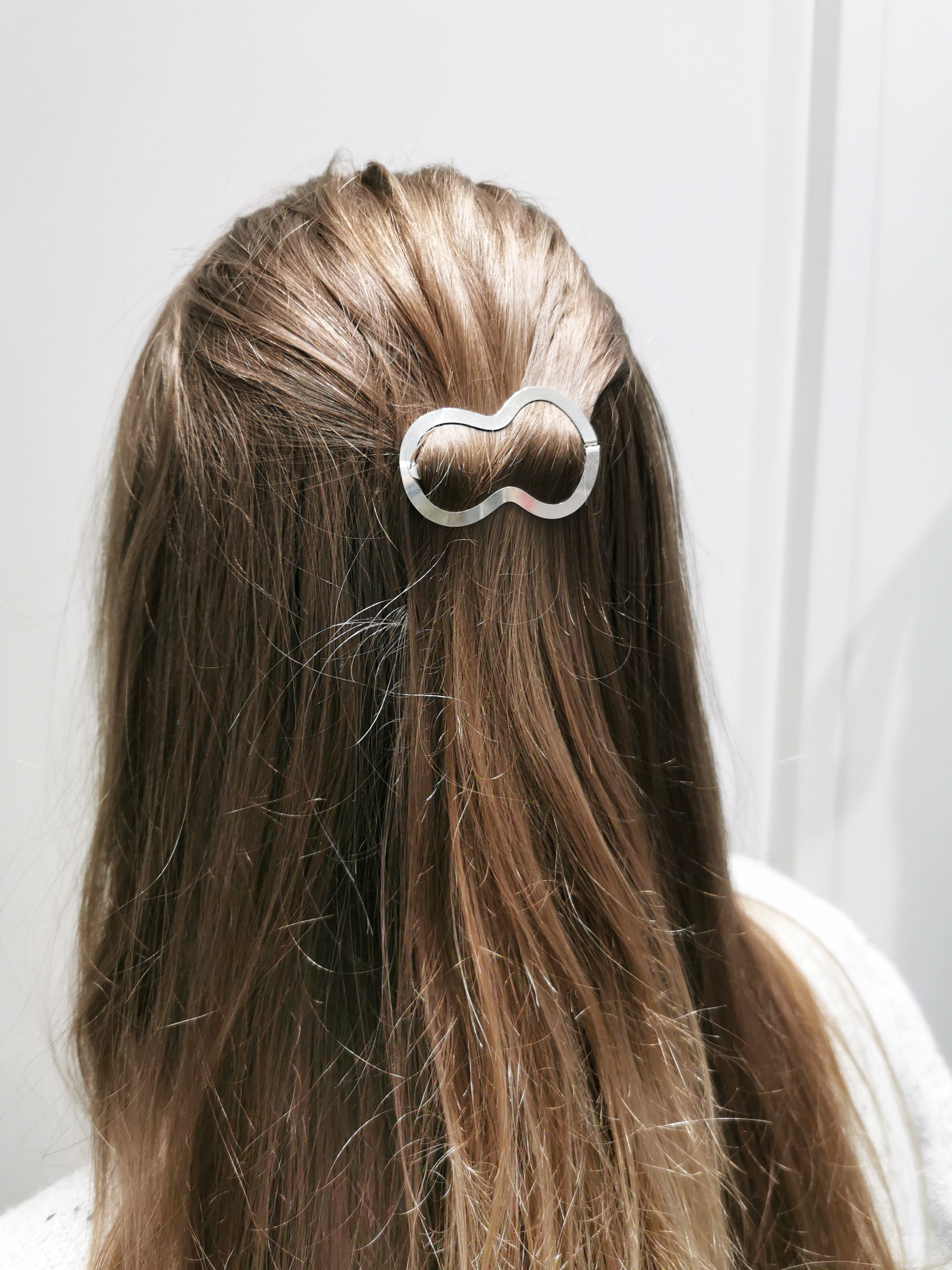 Billie Silver Hair Clip