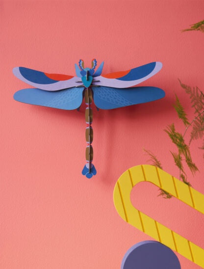 Blue Dragonfly Wall Decoration