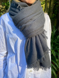 Cashmere Scarf Charcoal