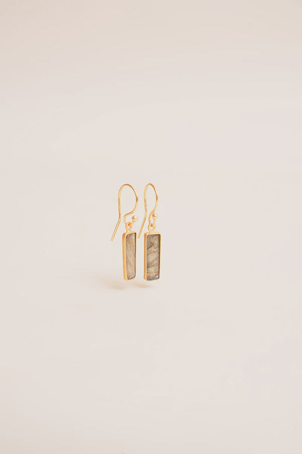 Muda Earrings Labradorite