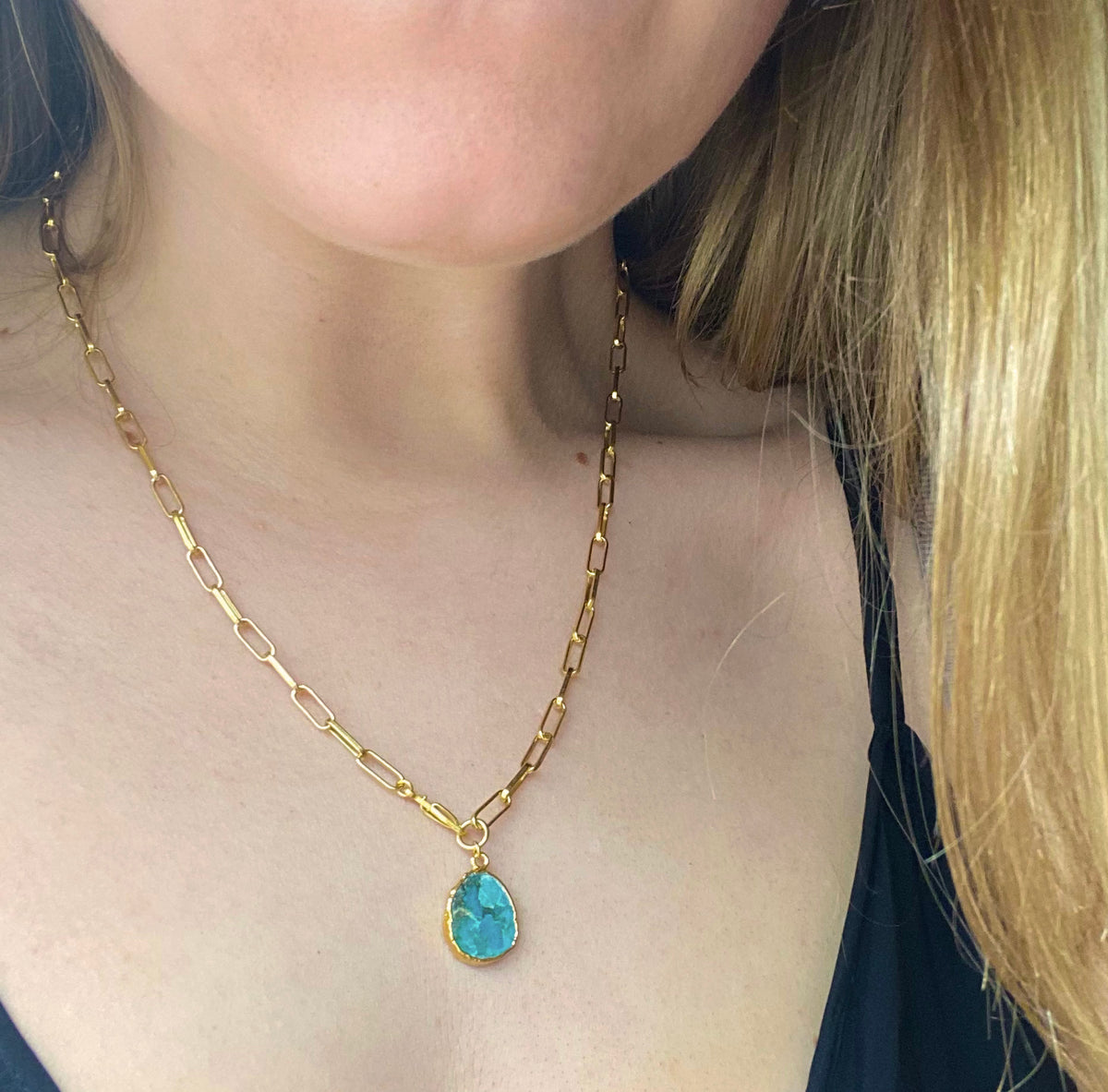 Kurt Necklace/Wrap Bracelet Turquoise