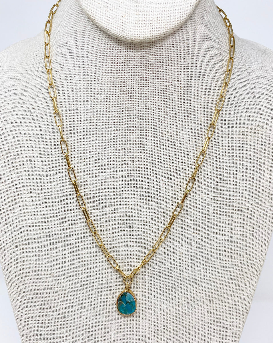 Kurt Necklace/Wrap Bracelet Turquoise