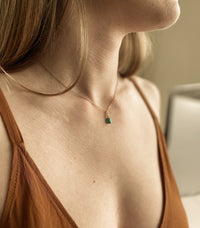 Terry Green Agate Necklace