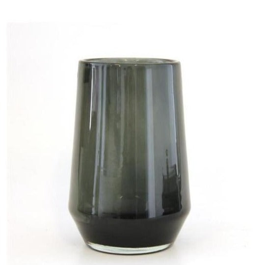 Clemence High Vase Small - Smoke