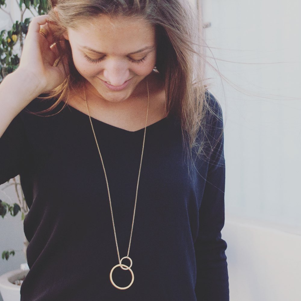 La Cala M Long Necklace Gold