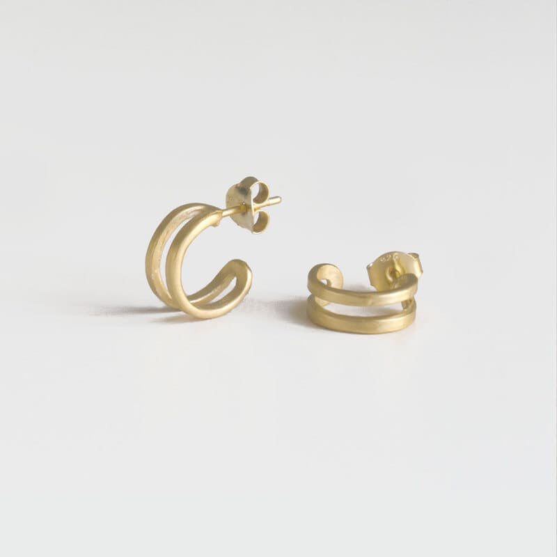 Rock & Soul Hoop M Earrings Gold