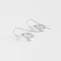 Sophie Twin Small Hippies Earrings Silver