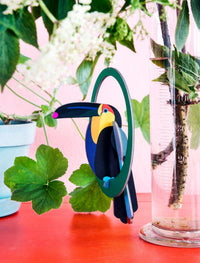 Pop Up Card Small Bird Mobile Toucan