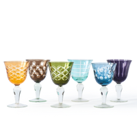 Multicoloured Wine Glasses