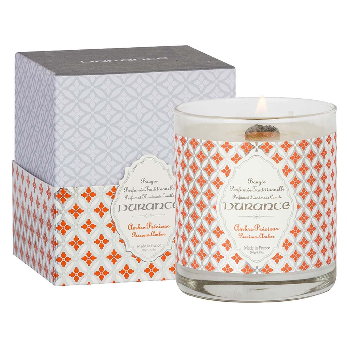 Premium Scented Candle 280g - Precious Amber