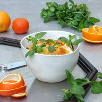 White Capacious Medium Bowl
