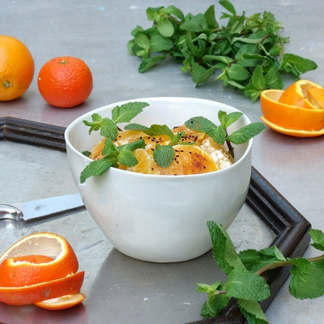 White Capacious Medium Bowl