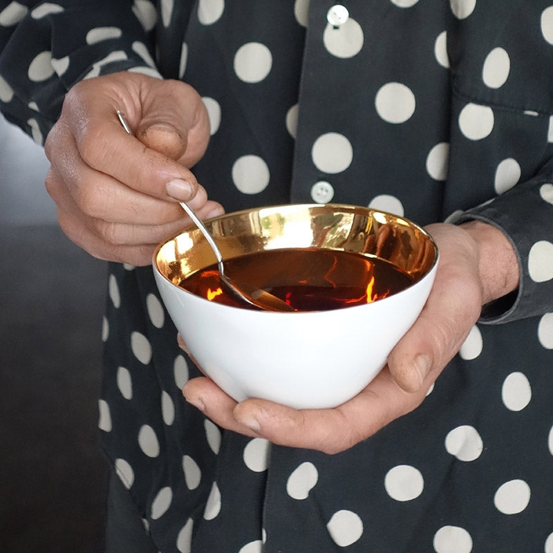 Gold Famished Bowl Small