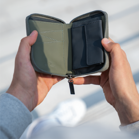 PU Wallet - Khaki