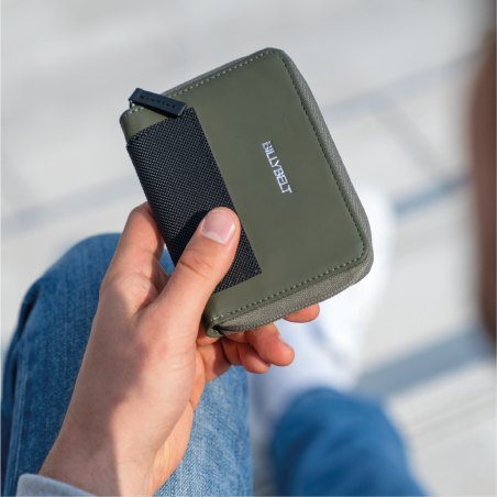 PU Wallet - Khaki